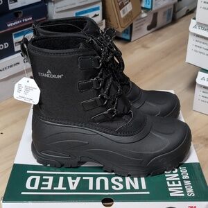 Staheekum Men's Snow Boots Cold Rated -20, Black